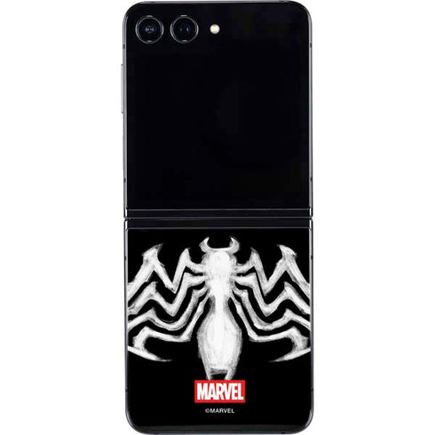 Marvel Venom Venom Logo Galaxy Z Flip5 5G Skin
